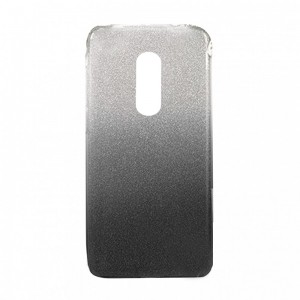 Θήκη MyMobi Back Cover Σιλικόνη Shining Case για Samsung Galaxy M20 (Μαύρο-Ασημί) 