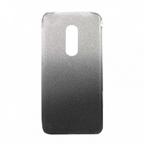Θήκη MyMobi Back Cover Σιλικόνη Shining Case για Samsung Galaxy S22 Plus (Ασημί-Μαύρο) 