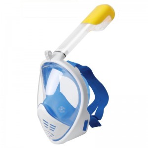 Μάσκα Κατάδυσης Full Face με αναπνευστήρα S/M (Άσπρο-Μπλε)