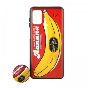 Θήκη με Popsocket Banana Back Cover για Samsung Galaxy A51 (Design)