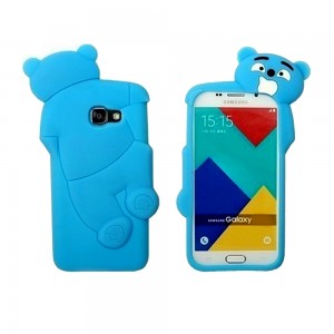 Θήκη Cartoon 3D Bear Front and Back Back Cover για Huawei P9 Lite  (Μπλε)