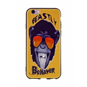 Θήκη MyMobi Back Cover Beastly Behaver για Alcatel POP 4 (Design)