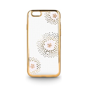 Θήκη Back Cover Beeyo Flower Dots για Huawei Y6 II (Χρυσο)