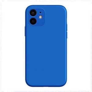 Θήκη MyMobi Σιλικόνης Mat Back Cover με Προστασία Κάμερας για iPhone 11 (Μπλε) 