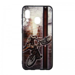 Θήκη Brick Motorcycle Back Cover για Samsung Galaxy A20e (Design)
