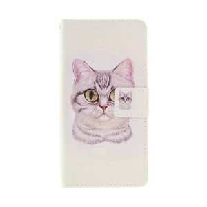 Θήκη MyMobi Cat Flip Cover για iPhone 5/5S  (Design)