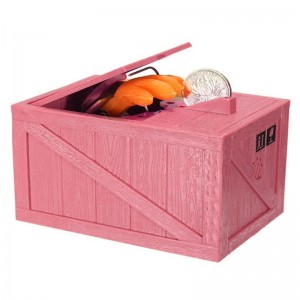 Κουμπαράς Αυτόματος Cat In Box (Ροζ)