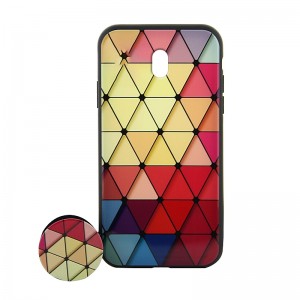 Θήκη με Popsocket Colorful Triangles Back Cover για Xiaomi Redmi 8A (Design) 