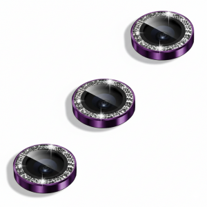 Tempered Glass Strass Camera Lens Protection για iPhone 