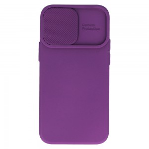 Θήκη Camshield Soft Back Cover για iPhone 14 (Dark Purple)