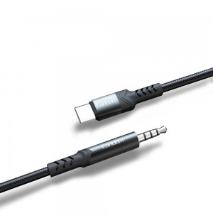 Καλώδιο Earldom AUX38 Type-C σε AUX 3.5 mm Jack Plug And Play 1m