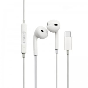 Ακουστικά Type-C Earldom ET-E19 (Άσπρο)