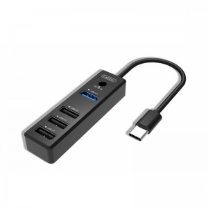 Earldom USB Hub Adapter 3xUSB 2.0, 1xUSB 3.0 ET-HUB08 (Μαύρο)