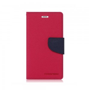 Θήκη MyMobi Fancy Diary Flip Cover για LG L70 (D320/D325) (Φουξ - Μπλε)