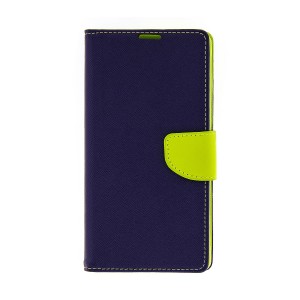 Θήκη MyMobi Fancy Case Flip Cover για Samsung Galaxy A3 2016  (Μπλε - Πράσινο)