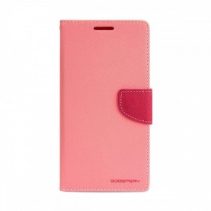 Θήκη Goospery Fancy Diary Flip Cover για LG Optimus F6 (Ροζ-Φουξ)