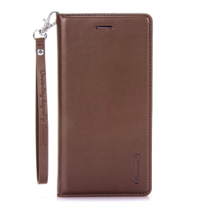 Θήκη Hanman Art Leather Diary για iPhone 12 / 12 Pro (Καφέ) 
