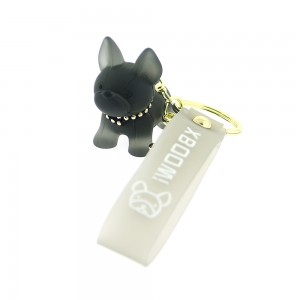 Μπρελόκ French Bulldog (Μαύρο)
