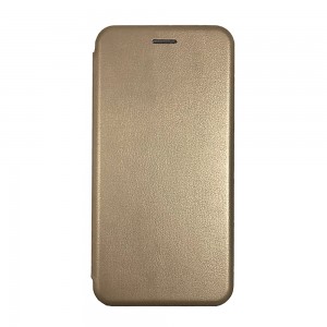 Θήκη MyMobi Flip Cover Elegance για Huawei Y6 2019 (Χρυσό) 