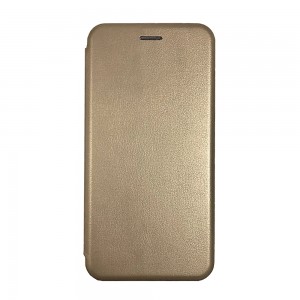 Θήκη MyMobi Flip Cover Elegance για Huawei Y5 2019 (Χρυσό) 