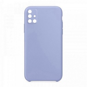 Θήκη OEM Silicone Back Cover με Προστασία Κάμερας για Samsung Galaxy A71 (Purple)