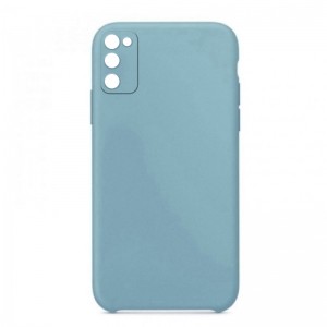 Θήκη OEM Silicone Back Cover με Προστασία Κάμερας για Samsung Galaxy S22 Plus (Baby Blue)