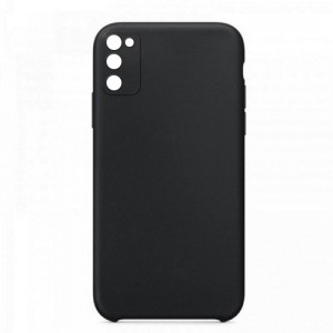 Θήκη OEM Silicone Back Cover με Προστασία Κάμερας για Samsung Galaxy S22 Ultra (Black)