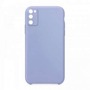 Θήκη OEM Silicone Back Cover με Προστασία Κάμερας για Samsung Galaxy S22 Ultra (Purple)