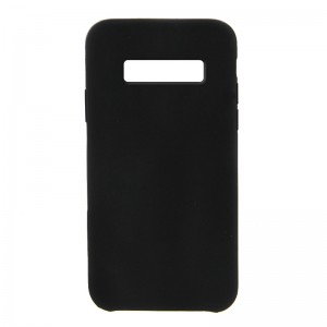 Θήκη Silky Silicone Back Cover για Samsung Galaxy S10 (Μαύρο) 