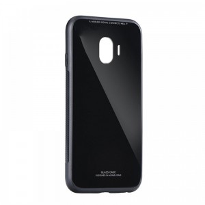 Θήκη MyMobi Glass Case Back Cover για Samsung Galaxy J4 2018 (Μαύρο)