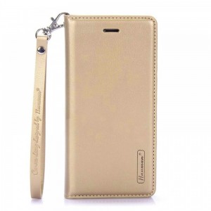 Θήκη Hanman Art Leather Diary για Samsung Galaxy A70 (Χρυσό)