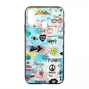Θήκη Happy Funny Peace Back Cover για Samsung Galaxy M20 (Design)