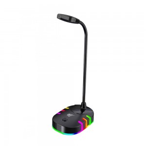 Gaming Μικρόφωνο Υπολογιστή με Σύνδεση USB & RGB Φωτισμό Havit GK58B  (Μαύρο)
