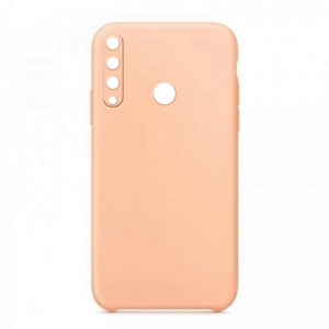 Θήκη OEM Silicone Back Cover με Προστασία Κάμερας για Samsung Galaxy A73 (Pale Pink) 