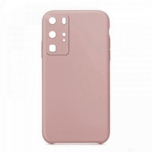 Θήκη OEM Silicone Back Cover με Προστασία Κάμερας για Huawei P40 Pro (Dusty Pink)