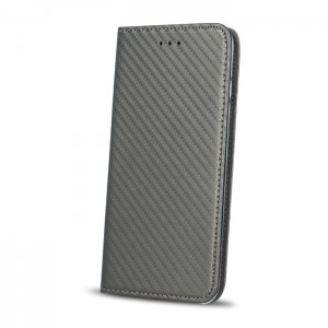 Θήκη Smart Carbon Flip Cover για Sony Xperia E5  (Γκρί)