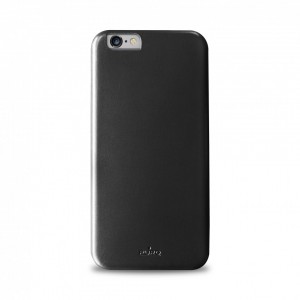 Θήκη Puro Back Cover Vegan Leather για iPhone 6/6S (Μαύρο)