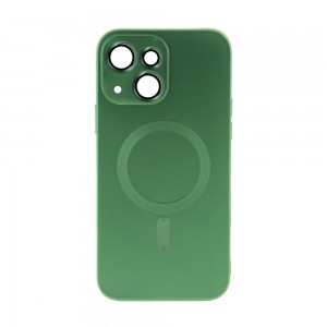Θήκη Magnetic Matt Back Cover με Προστασία Κάμερας για iPhone 13 (Matcha Green)