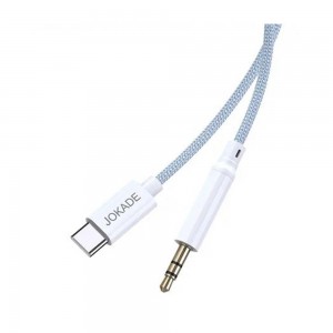  Καλώδιο Κορδόνι Jokade JA103 Jack 3.5mm σε Type C 1m  (Γαλάζιο)