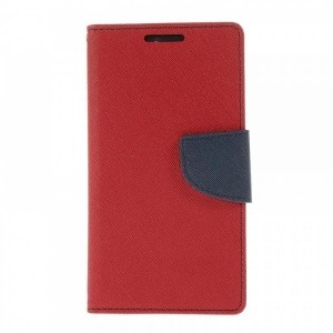 Θήκη MyMobi Fancy Book Flip Cover για Xiaomi Redmi Note 10 Pro / Note 10 Pro Max (Κόκκινο - Μπλε)