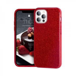 Θήκη MyMobi Back Cover Σιλικόνη Shining Case για Samsung Galaxy A12/ M12 (Κόκκινο)