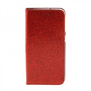 Θήκη OEM Shining Flip Cover για iPhone XR (Κόκκινο) 
