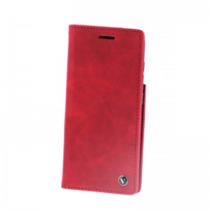 Θήκη MyMobi Wallet Flip Cover για Samsung Galaxy A03s (Κόκκινο) 