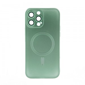 Θήκη Magnetic Matt Back Cover με Προστασία Κάμερας για iPhone 14 Pro Max (Light Blue)