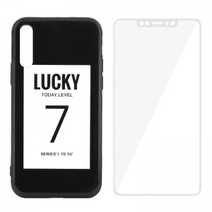Θήκη Lucky 7 Back Cover + Tempered Glass για Xiaomi Mi A3 (Design) 