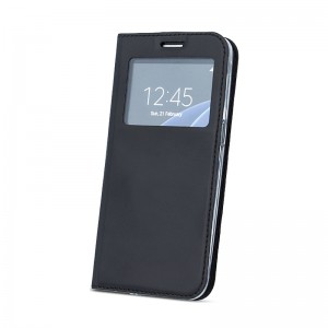 Θήκη MyMobi Magnet Case με παραθυρο Flip Cover για Samsung S5 (Μαυρο) 
