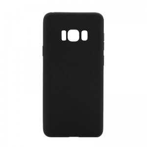 Θήκη MyMobi Σιλικόνης Mat Back Cover για Samsung Galaxy S8 Plus (Μαύρο)