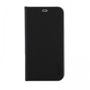 Θήκη Vennus Book Carbon Flip Cover για Huawei P40 (Μαύρο)