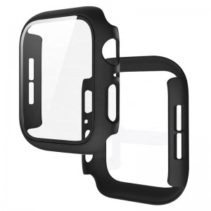 Θήκη Προστασίας με Tempered Glass για Apple Watch 42mm (Μαύρο)