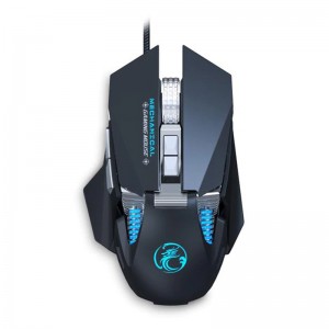 Gaming Ενσύρματο Μηχανικό RGB Ποντίκι iMice Τ96 (Μαύρο)